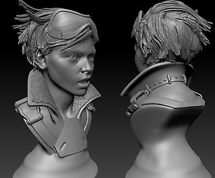 Overwatch Tracer Bust - Fan Art