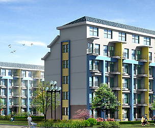 City Residential Garden villa office design  425
