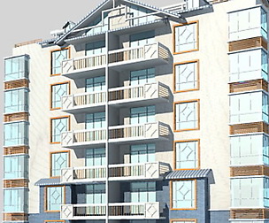 City Residential Garden villa office design  426