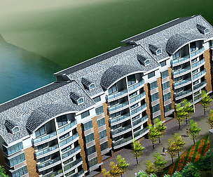 City Residential Garden villa office design  431