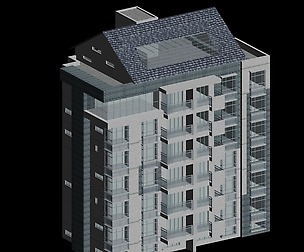 City Residential Garden villa office design  434