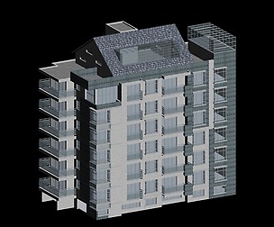 City Residential Garden villa office design  436