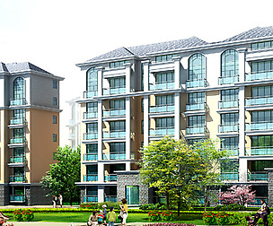 City Residential Garden villa office design  438