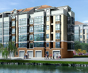 City Residential Garden villa office design  440