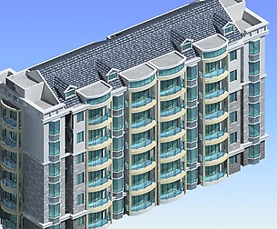 City Residential Garden villa office design  444