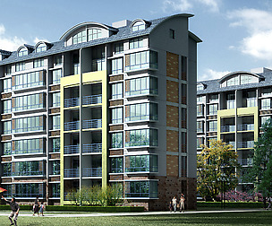 City Residential Garden villa office design  445