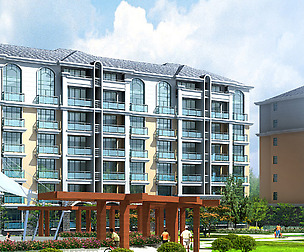 City Residential Garden villa office design  446