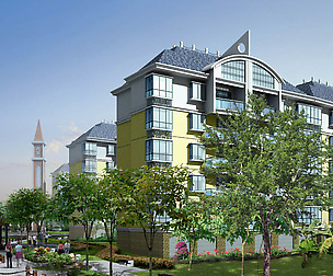 City Residential Garden villa office design  449