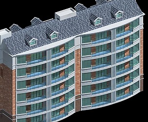 City Residential Garden villa office design  452