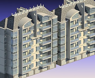 City Residential Garden villa office design  453
