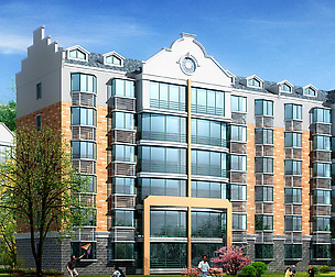 City Residential Garden villa office design  457