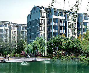 City Residential Garden villa office design  462