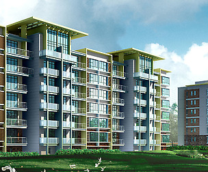 City Residential Garden villa office design  467