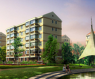 City Residential Garden villa office design  470