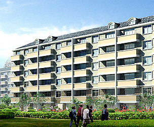 City Residential Garden villa office design  472
