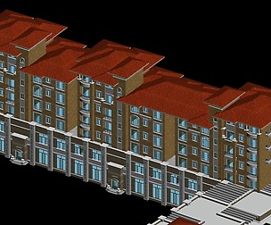 City Residential Garden villa office design  489