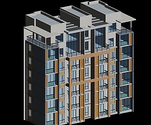 City Residential Garden villa office design  492