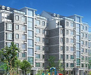 City Residential Garden villa office design  494