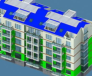City Residential Garden villa office design  507