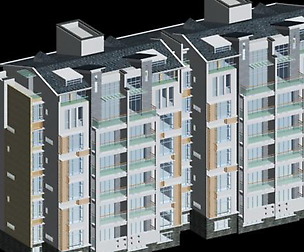 City Residential Garden villa office design  508
