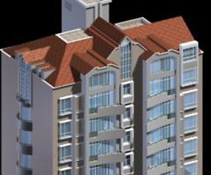 City Residential Garden villa office design  516