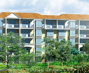 City Residential Garden villa office design  520