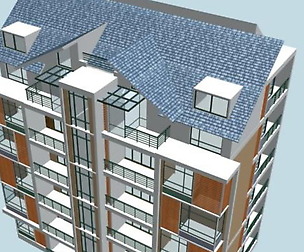 City Residential Garden villa office design  530