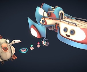 Cartoon mechanical assets