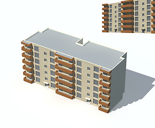 City Residential Garden villa office design  539