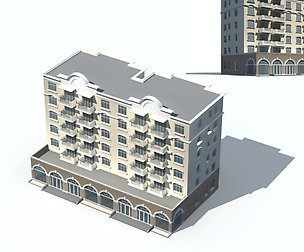 City Residential Garden villa office design  547