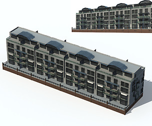City Residential Garden villa office design  553