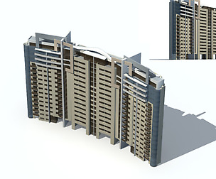 City Residential Garden villa office design  555