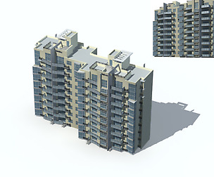 City Residential Garden villa office design  558