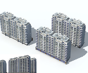 City Residential Garden villa office design  567