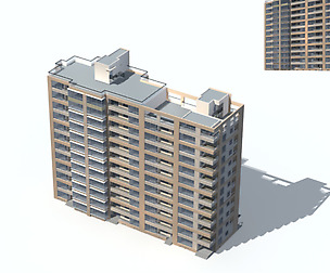 City Residential Garden villa office design  571
