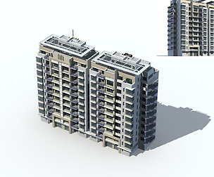 City Residential Garden villa office design  577