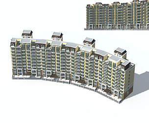 City Residential Garden villa office design  586