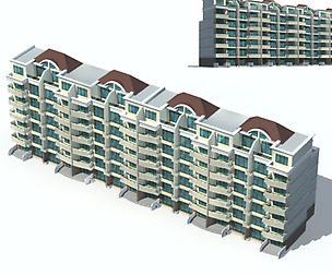 City Residential Garden villa office design  598