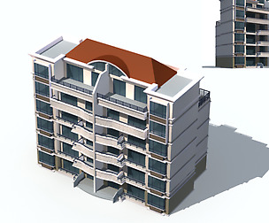 City Residential Garden villa office design  606