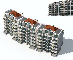 City Residential Garden villa office design  608