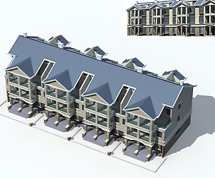City Residential Garden villa office design  611