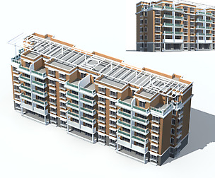City Residential Garden villa office design  615