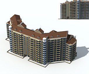 City Residential Garden villa office design  620