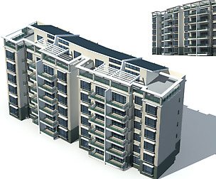 City Residential Garden villa office design  627