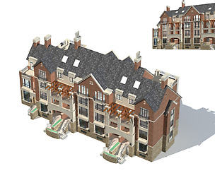 City Residential Garden villa office design  646