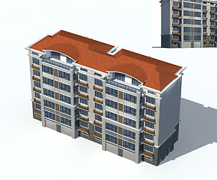 City Residential Garden villa office design  648