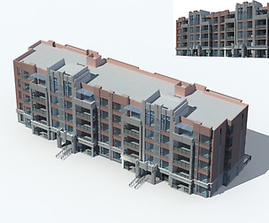 City Residential Garden villa office design  651