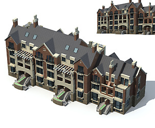 City Residential Garden villa office design  657