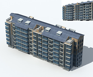 City Residential Garden villa office design  663