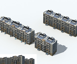 City Residential Garden villa office design  666
